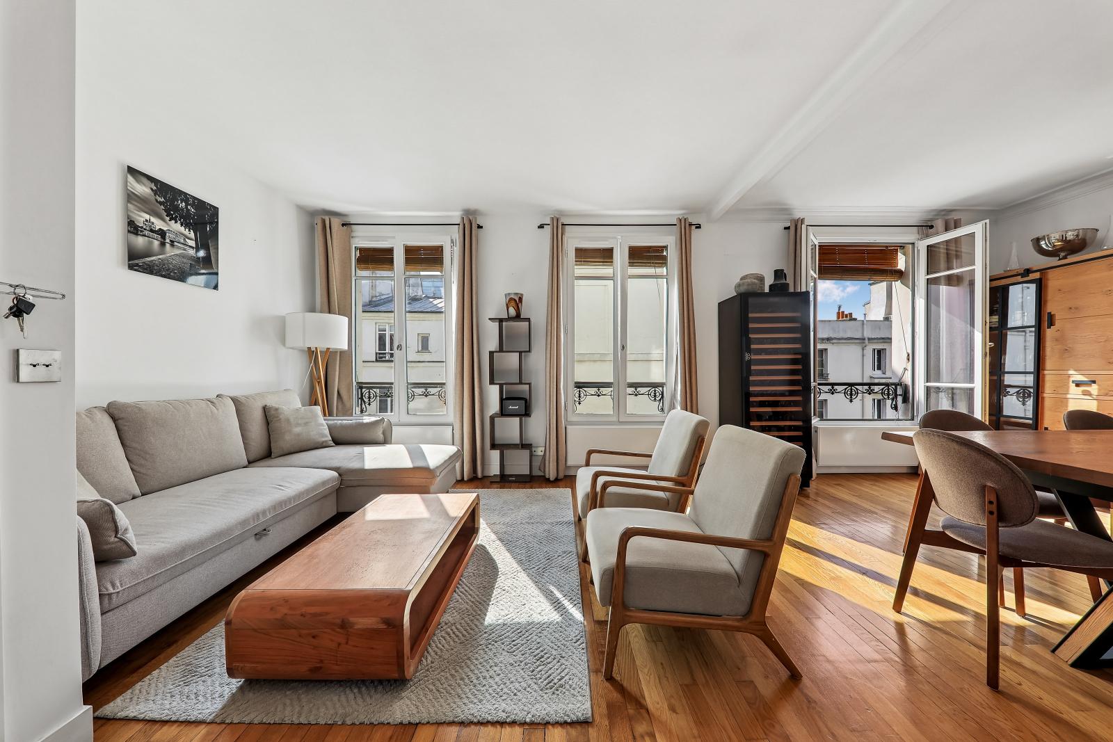 appartement non meublé 3 pièces 1 chambre ( m²)