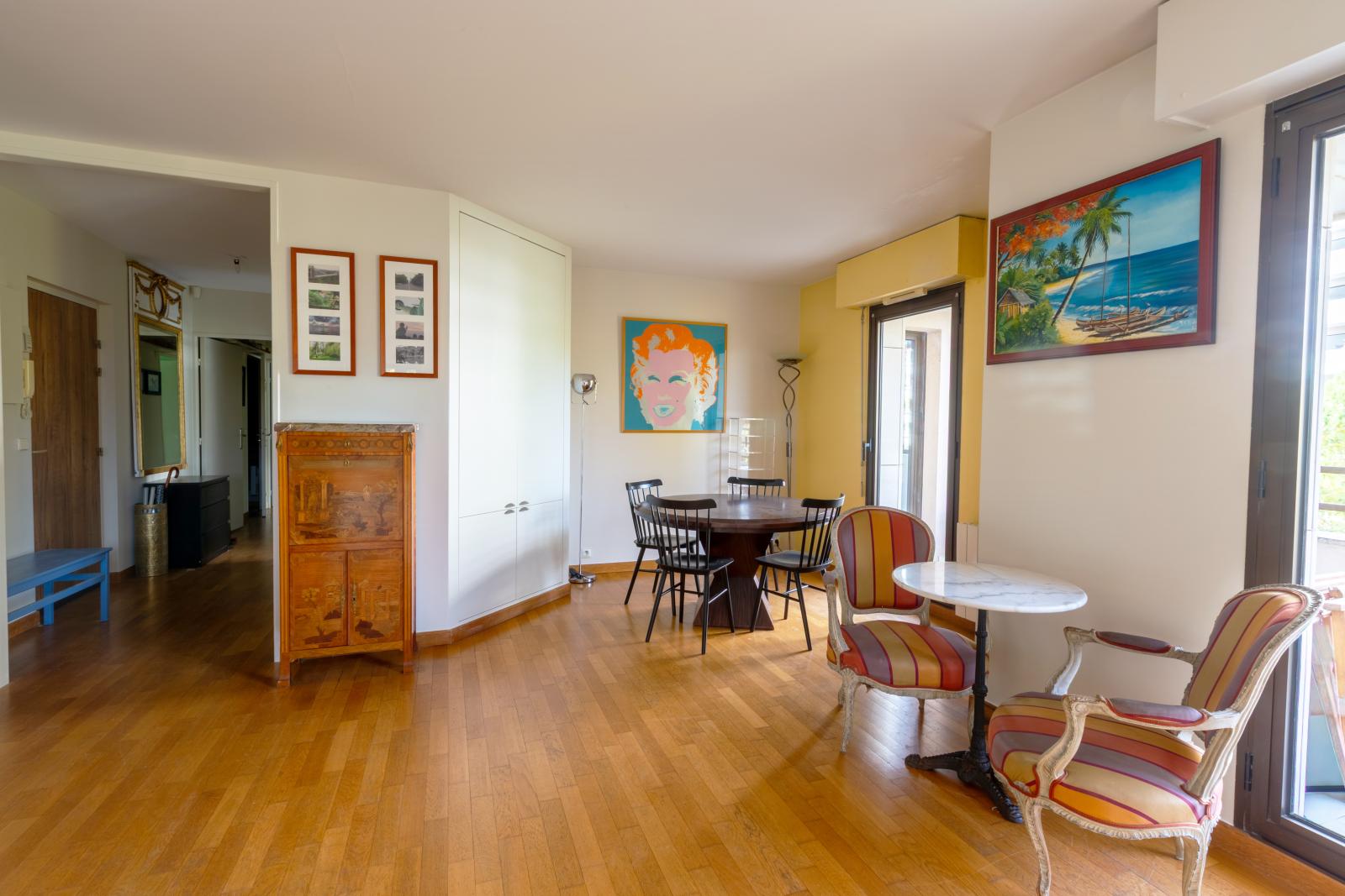 Photo 5 de notre annonce - Location appartement meublé 3 pièces 2 chambres (89 m²) 92100 Rue Louis Blériot, Boulogne-Billancourt