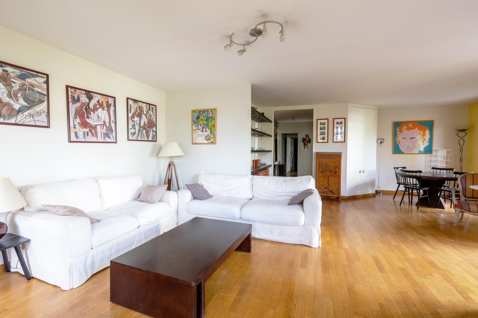 Photo 3 de notre annonce - Location appartement meublé 3 pièces 2 chambres (89 m²) 92100 Rue Louis Blériot, Boulogne-Billancourt